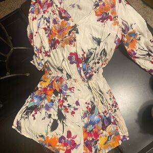 Umgee Multicolor Floral Romper